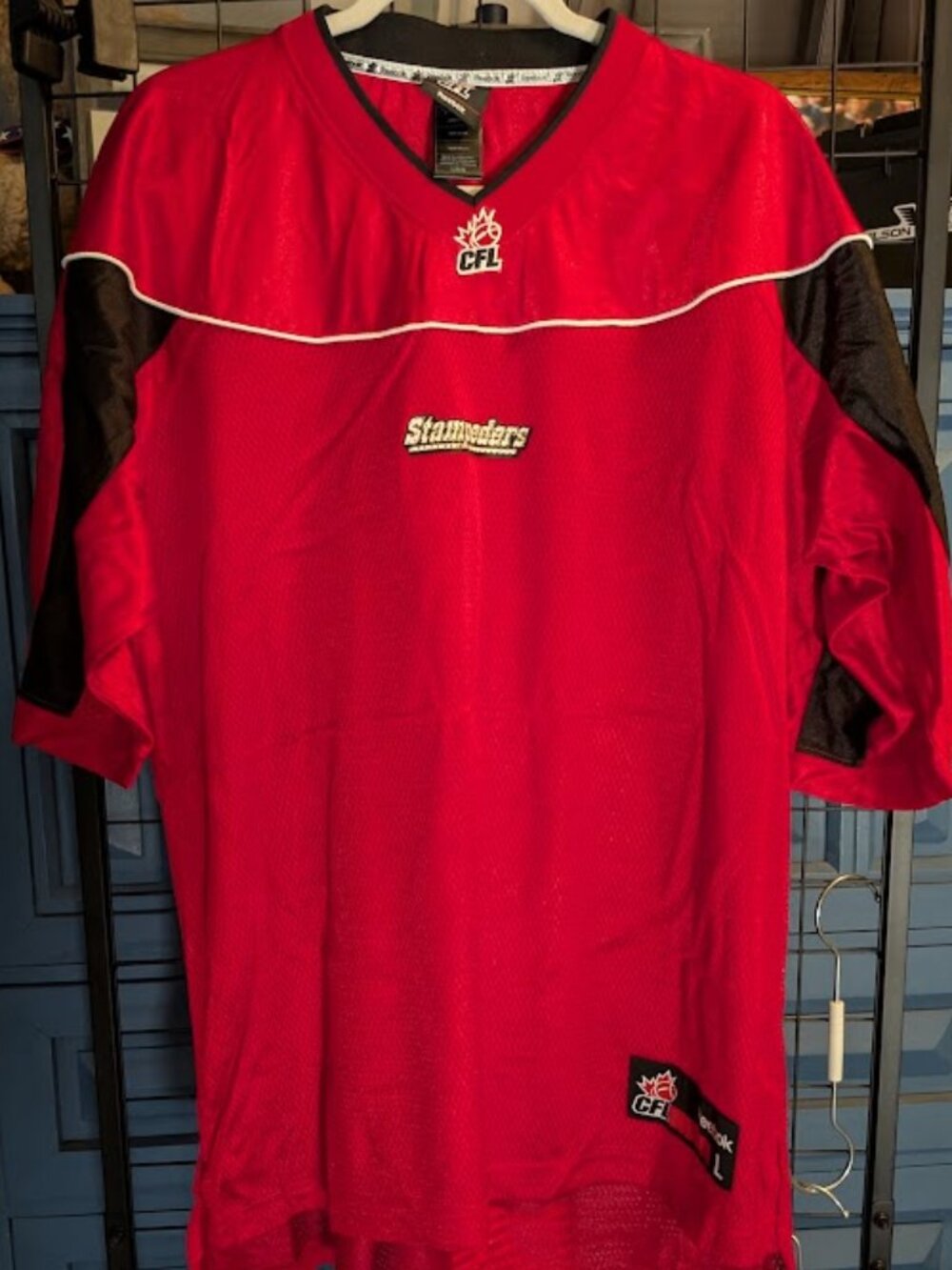 VNTG Reebok Calgary Stampeders CFL Jersey "Tate"